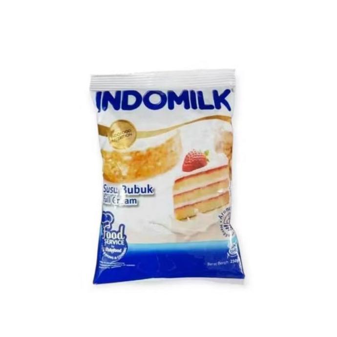 lydiaowbear - indomilk fullcream 250gr susu bubuk baking cooking