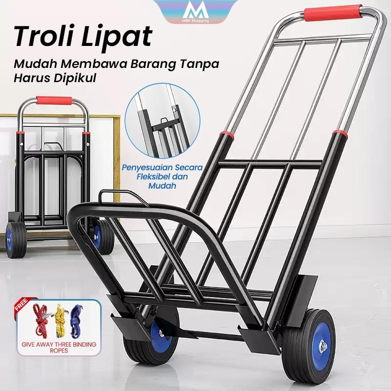 Troli Lipat 100 Kg / 120 Kg / 180 Kg Trolley Lipat Serbaguna/ Trolley /Barang Serbaguna Luggage Carr