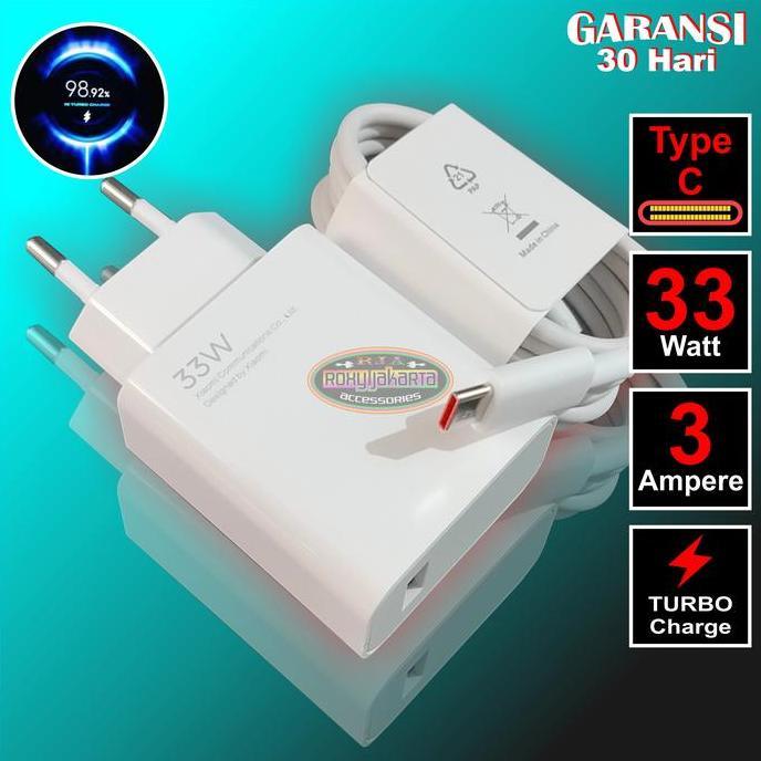 Charger xiaomi turbo charge 33 watt Original 100%