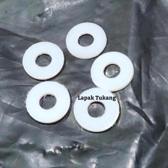 Ring Nylon M5X12X1 Ring Nilon M5 Ring Plat Plastik Promo