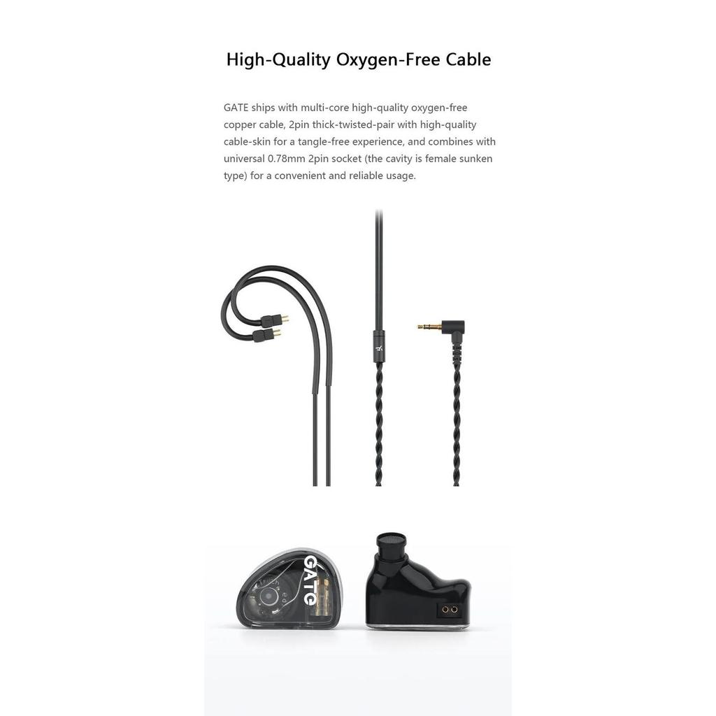 Truthear Gate True Tru Thear Gate 10Mm Dynamic Driver In-Ear Headphone Earphones