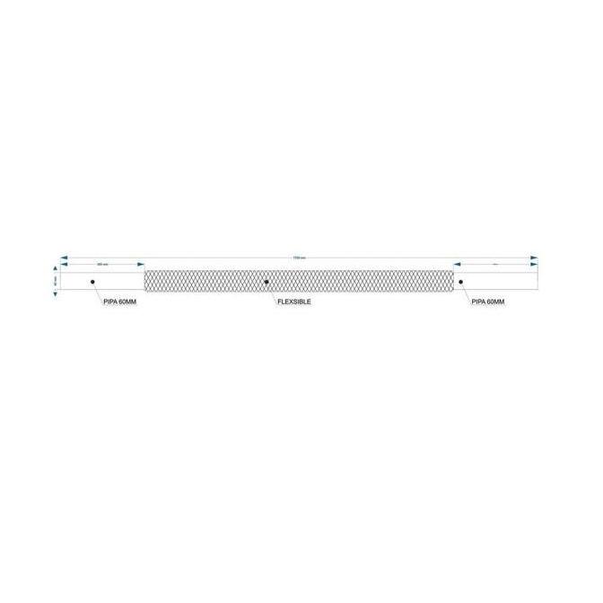 Flexible knalpot 2inch panjang 170cm
