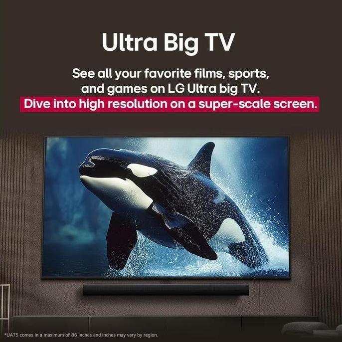 Grosir Lg 65Ua7550Psa Smart Tv 65 Inci Uhd Ai 4K Hdr10 Pro Resolusi 3840 X 2160 Prosesor Ai Alpha 7 