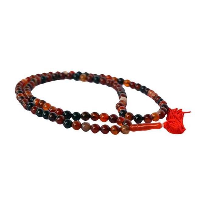 TERLARIS TASBIH BATU AKIK YAMAN ASLI - 99 BUTIR