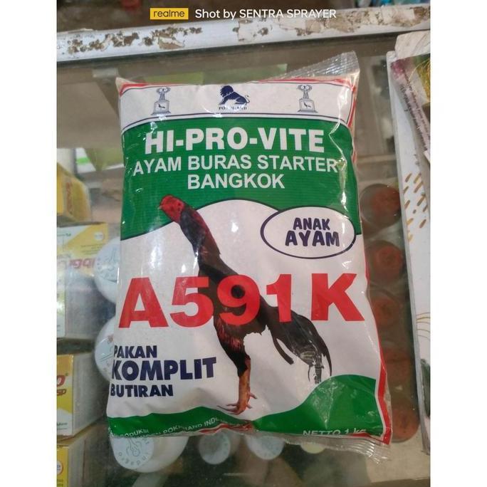 Pakan Ayam Bangkok 591 A591K 1 kg - Brand ABC
