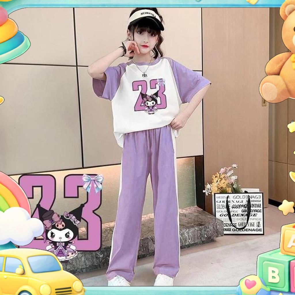Setelan Celana Panjang Anak Perempuan - Oneset Anak 3-12 Tahun - Setcel Anak Perempuan