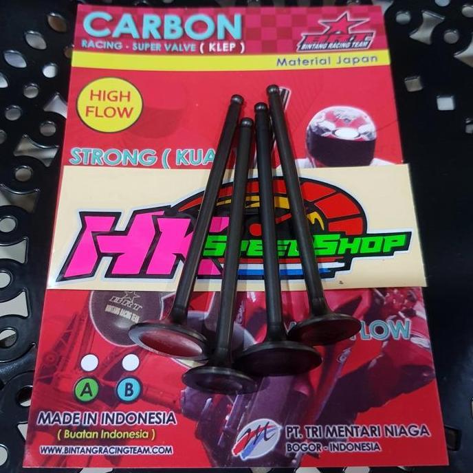 KLEP VALVE BRT 22 19 BATANG 4,5mm JUPITER MX VIXION R15 MX KING