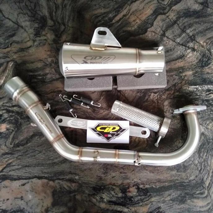 Knalpot CLD Racing Mio j X-ride Mio 125 type Monster X Series