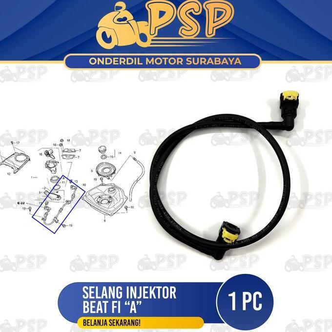 Promo SelangInjektorBeatFi-KabelCableCabelSlangCableCabelTaliSelingKawatPenghubungVacuumMinyakBensin
