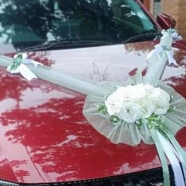 Terlaris Wedding / Bunga Mobil Pengantin Hiasan Mewah - Hiasan Mewah Mobil Pengantin - Bunga Mobil P