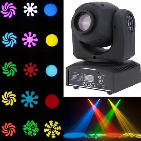 Mini Beam Moving Head 80 Watt 7 Gobos Variasi
