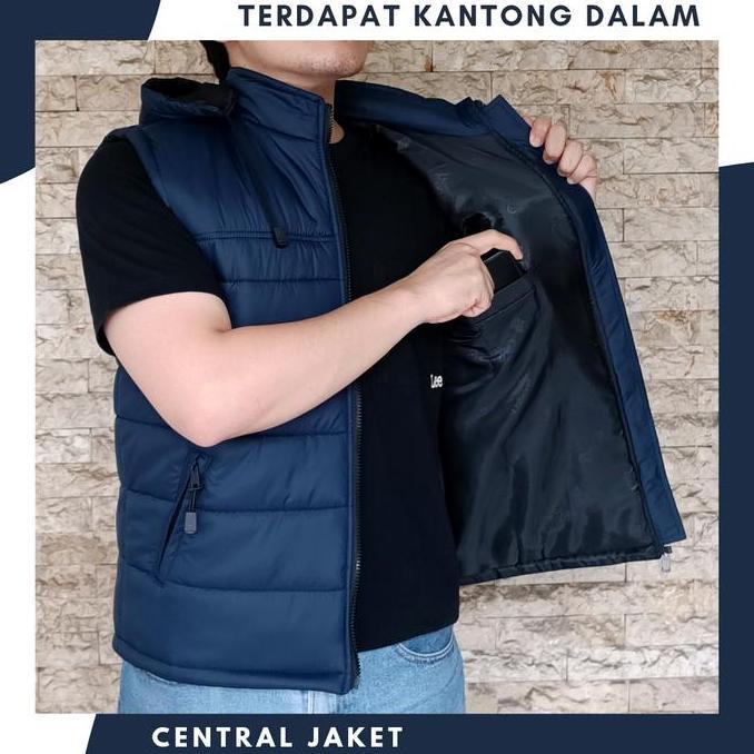 NEW JAKET ROMPI PARASUT PRIA - VEST HOODIE - ROMPI MOTOR WINDPROOF ORI