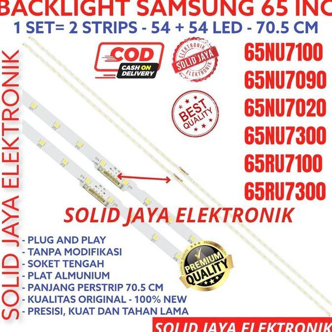 TERLARIS BACKLHT TV LED SAMSUNG 65 INC UA 65NU7100 65RU7100 65NU7020 65NU7090 65NU7300 65RU7300 UA65