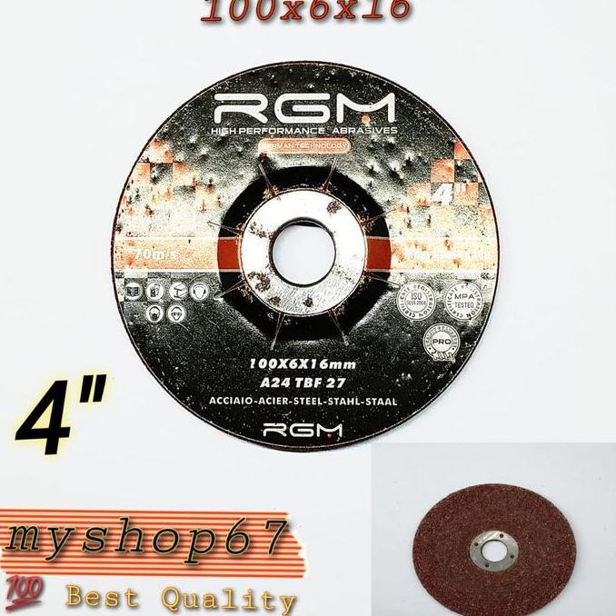 YOTUDO Batu Gerinda Poles Asah 4'' inch/ Mata Batu Asah Gerninda 4 inch