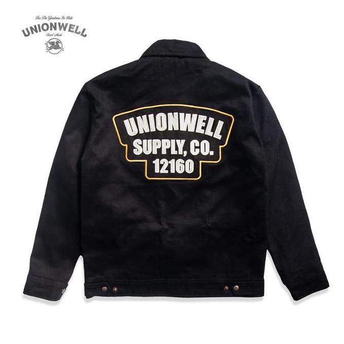 NEW UNIONWELL WORK JACKET ZIP CODE BLACK ORI