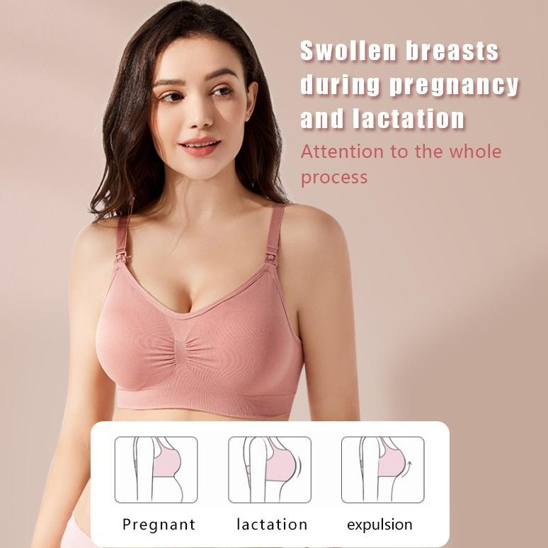 promo jumbo bra menyusui wanita tanpa kawat nursing bra busa tebal pakaian dalam hamil 937