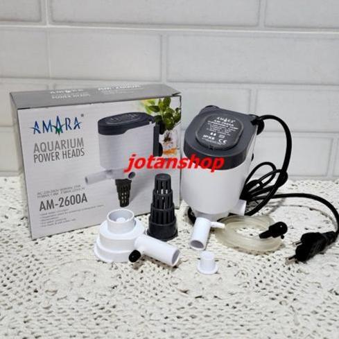 TERLARIS AMARA AM 2600 A AM2600 2600A MESIN POMPA CELUP POWER HEADS AQUARIUM PH