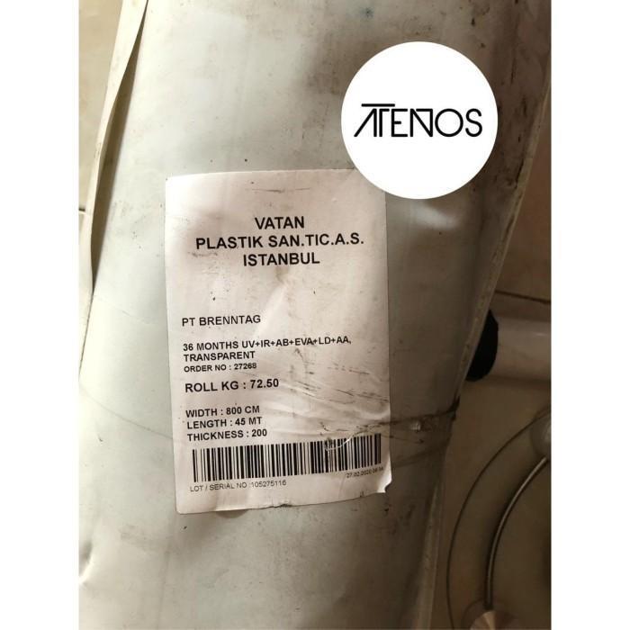 Plastik UV Impor Vatan lebar 8 meter (Original)