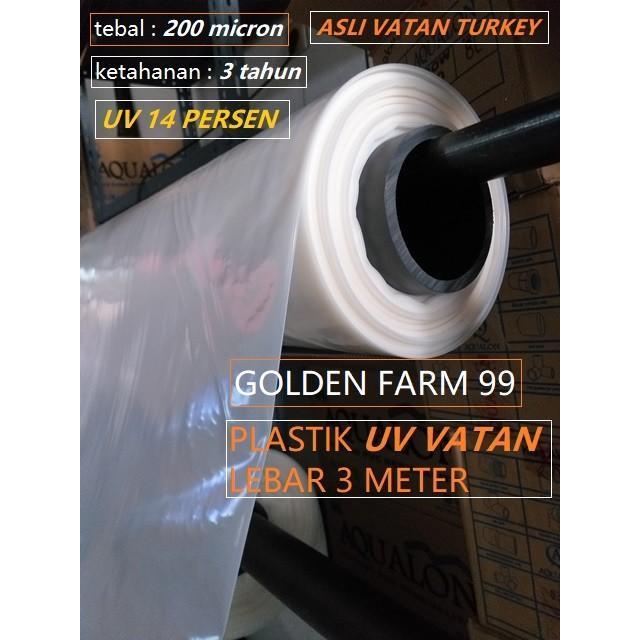 Plastik uv lebar 3 meter Vatan Turkey per roll - ORIGINAL