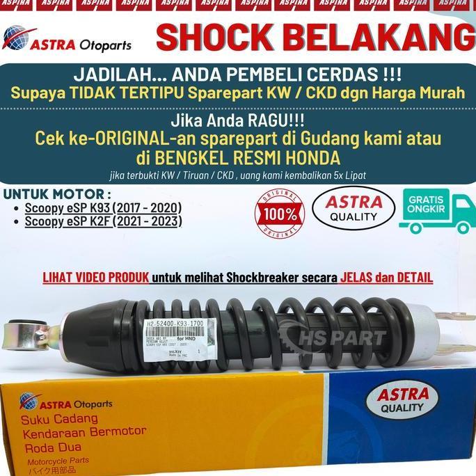 Shockbreaker Belakang Scoopy Fi 2017 2018 2019 2020 2021 2022 Original