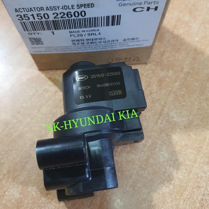 Sensor Isc Actuator Assy Idle Speed 35150-22600  Hyundai Avega Verna Getz 1,3 Excel 2 - Asli Origina