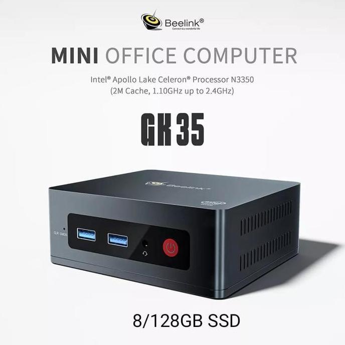 Mini PC Beelink GK35 8/128GB SSD Intel Quad J3455 Dual HDMI Windows 10
