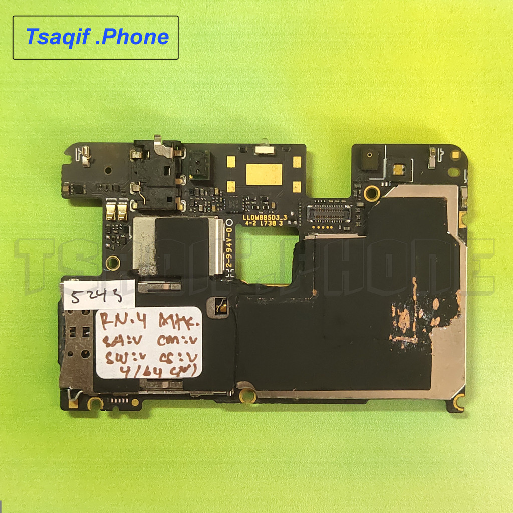 (5243) Mesin Xiaomi Redmi Note 4 Mediatek Hidup Cek Deskripsi