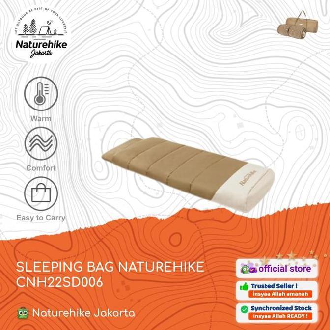 SLEEPING BAG + IXPE SLEEPING PAD MATRAS CAMPING NATUREHIKE CNH22SD006