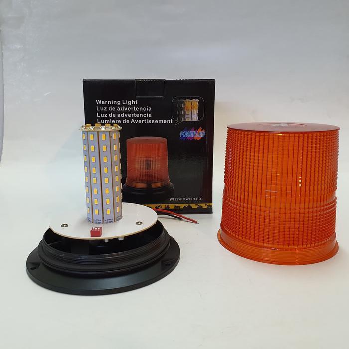 Wl27 Led Rotary Beacon Strobo Warning Light, Wl-27 Smd Led 220V Ac Original Dan Terpercaya