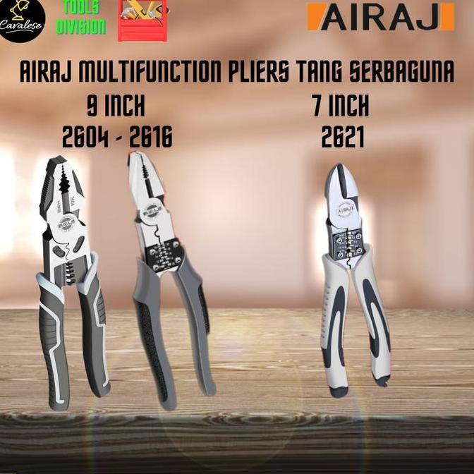 AIRAJ Multipurpose Wire Cutters Tang Pemotong Kabel Multifungsi 9 inch