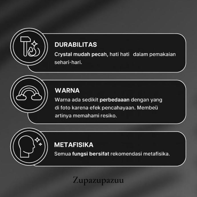 Youboy- Zupazupazuu - Jawa Bali Collection Fengshui Kalung Bola Naga Weton Batu Mantra Kristal Kelah