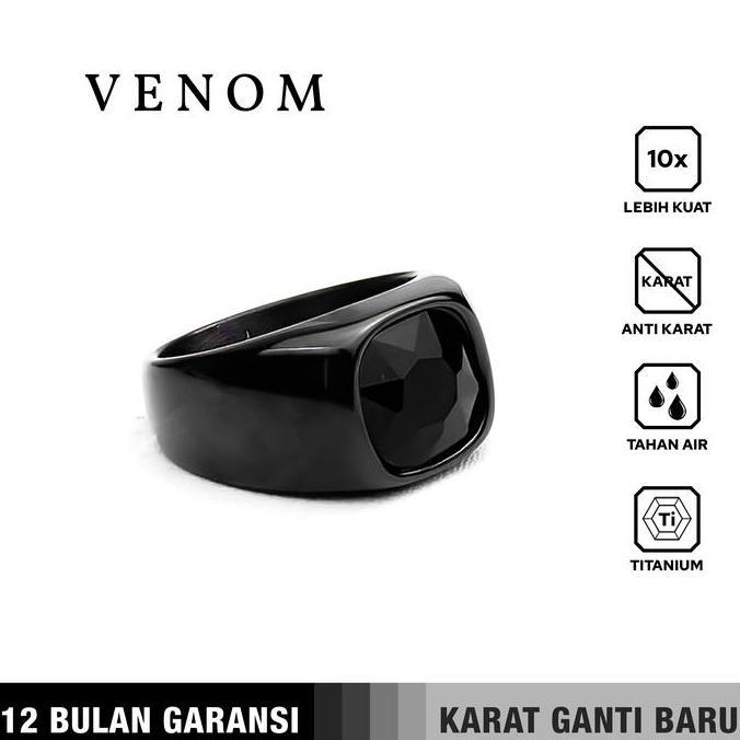 Youboy- Emrys Premium Ring Venom Cincin Pria Wanita