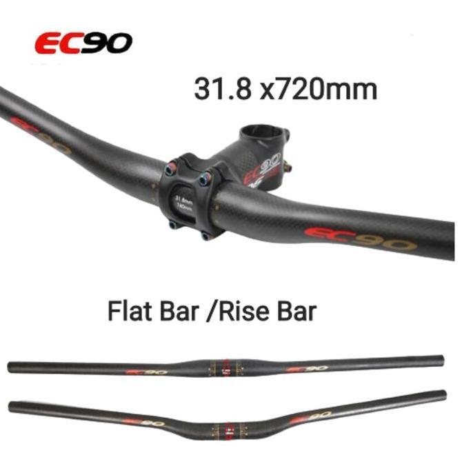 EC90 HANDLEBAR CARBON SIZE 31.8MM  STANG HANDLEBAR CARBON SEPEDA MTB STANG ORIGINAL DAN TERPERCAYA