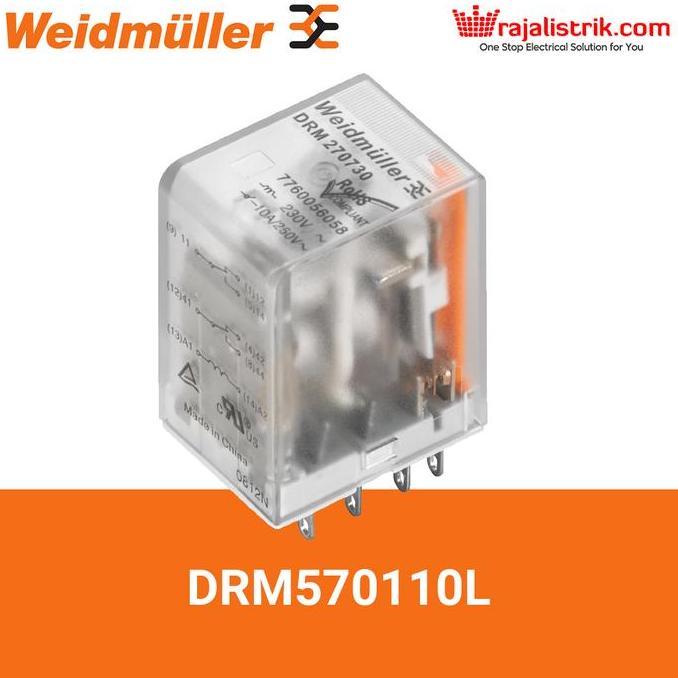 TERLARIS WEIDMULLER DRM570110L 7760056090 RELAY 110 V DC