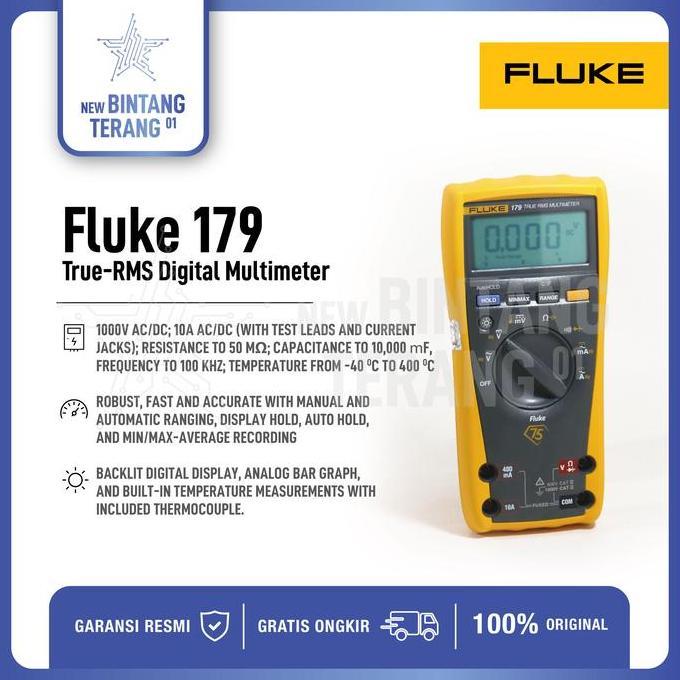 FLUKE 179 DIGITAL MULTIMETER ORIGINAL DAN TERPERCAYA