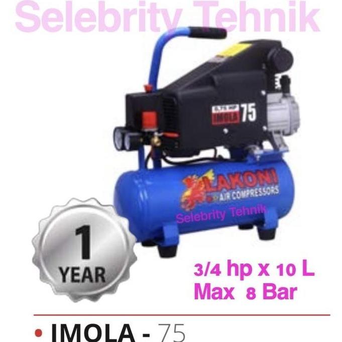 Kompresor Lakoni Imola 75 Kompresor Listrik Lakoni + SprayGun + Selang