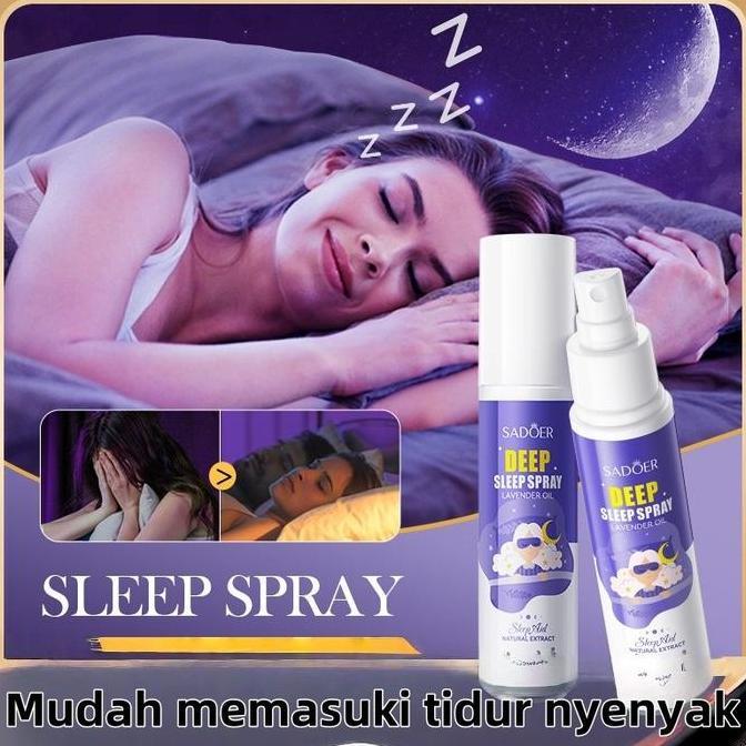 TERLARIS SEMPROTAN TIDUR SLEEP SPRAY TIDUR NYENYAK DEEP SLEEP PILLOW SPRAY INSOMNIA SPRAY BANTU TIDU