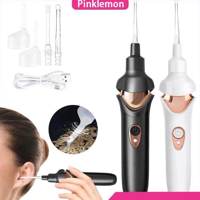Alat Pembersih Telinga Sedot Elektrik Bayi Isi Ulang Korek Kuping Led Anak-anak Alat Sedot Kotoran T