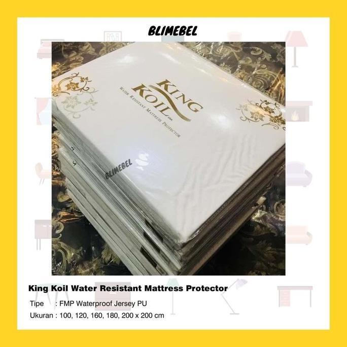 TERLARIS KING KOIL MATTRESS PROTECTOR FITTED WATEROOF / PELINDUNG MATRAS KING