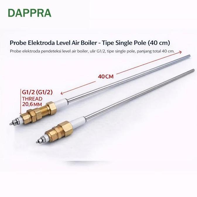 Grosir Boiler Water Level Sensor Electrode Probe 1 Stick G1/4 Water Level Electrode Rod Oj95