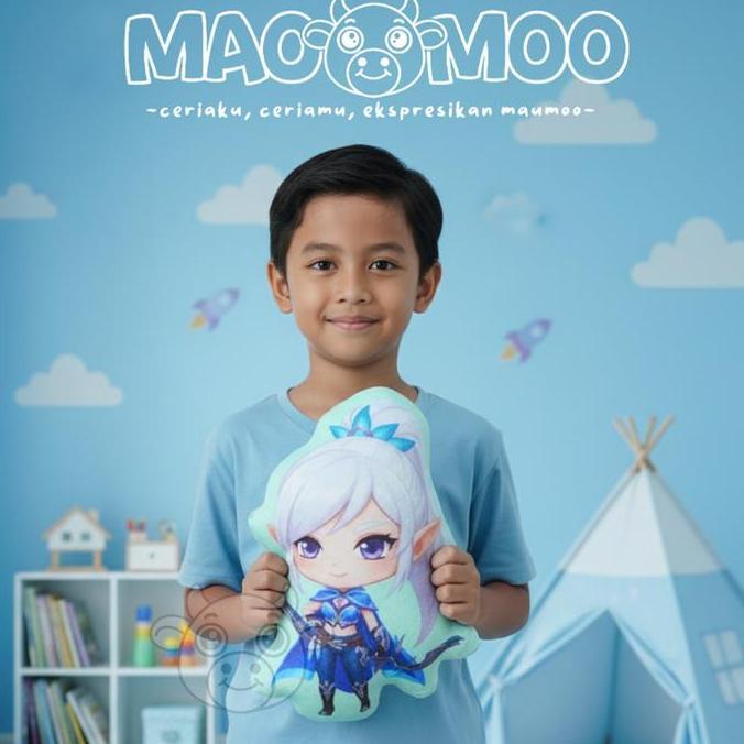 TERLARIS MAOMOO BANTAL BONEKA HERO MOBILE LEGENDS CUTE EDITION UKURAN M | FREE CUSTOM NAMA MM057