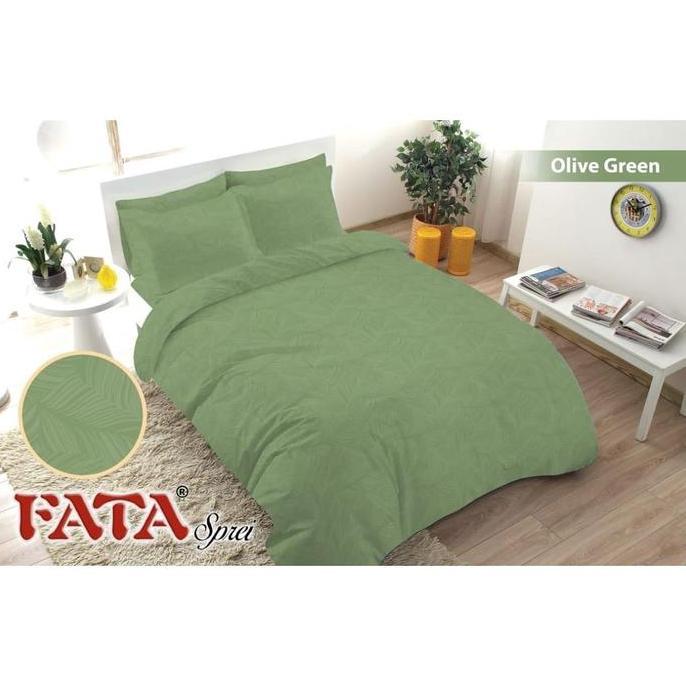 TERLARIS!! BED COVER SINGLE 120X200 FATA POLOS / SET BEDCOVER FATA POLOS 120X200