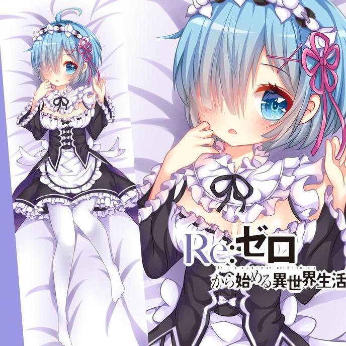 TERLARIS BANTAL ANIME DAKIMAKURA RE:ZERO REM / SARUNG BANTAL 1 SISI KECIL