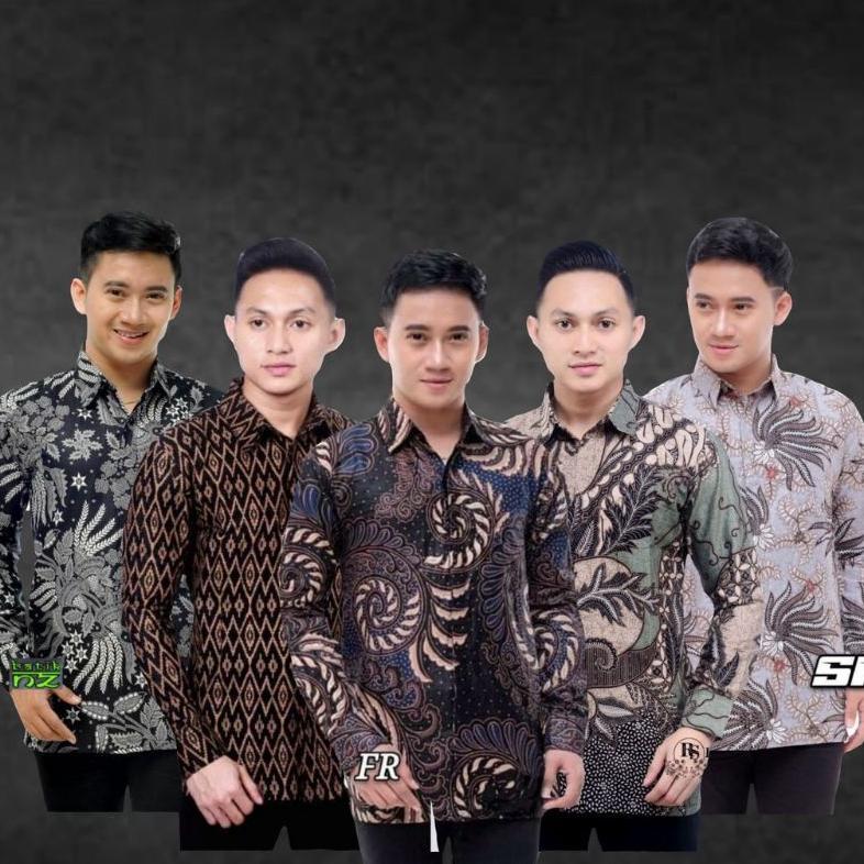 original kemeja batik pria lengan panjang | batik panjang pria | baju batik
