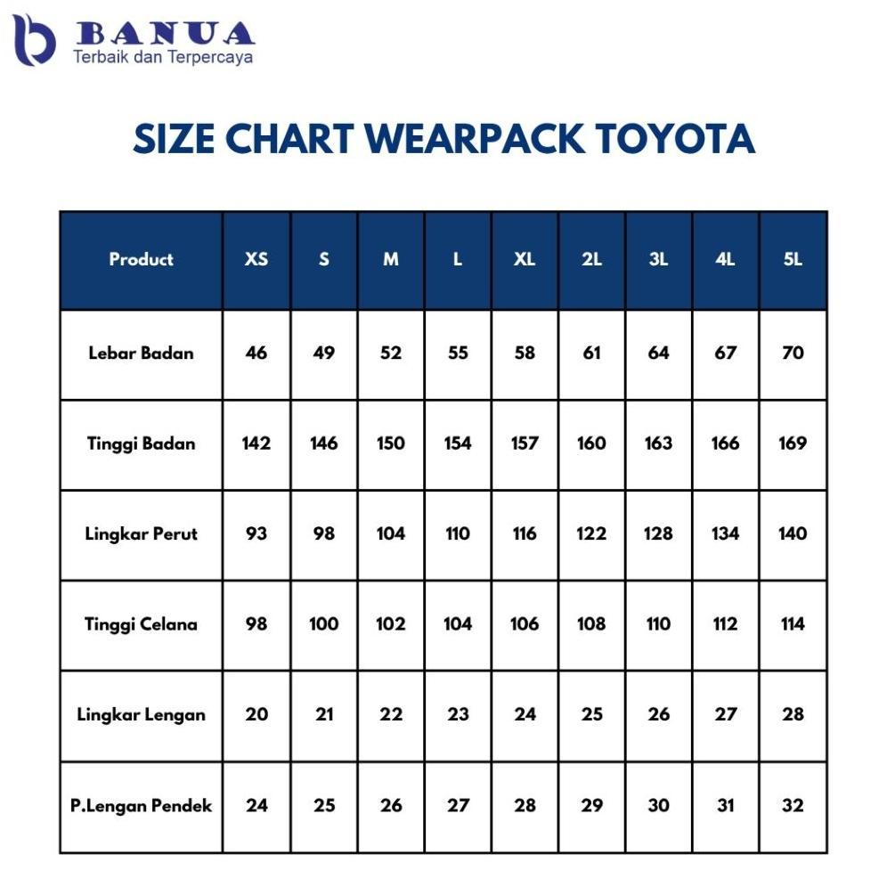 Promo Bulan Ini Wearpack Standar Toyota Mobil | Wearpack Safety | Seragam Bengkel | Seragam Standar 