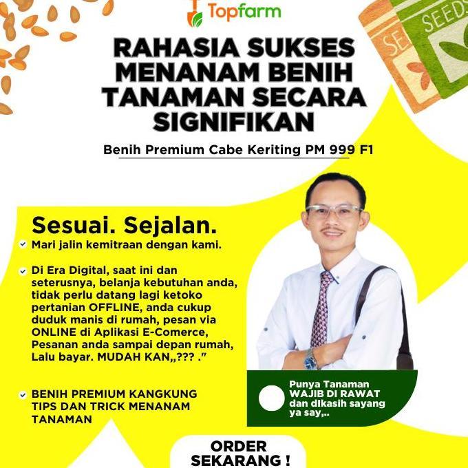 Benih Cabe Keriting Premium - Bibit Cabe Keriting Terbaik / Benih Tanaman Cabe Merah / Biji Cabe Ker