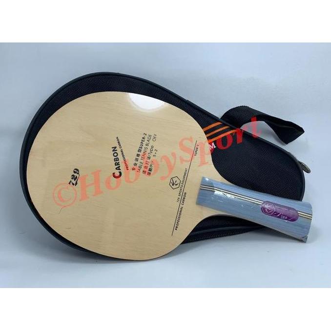 HARGA DISC - Bad Bat Bet Blade Pingpong / Tenis Meja 729 Super-2 Ori Carbon Kayu