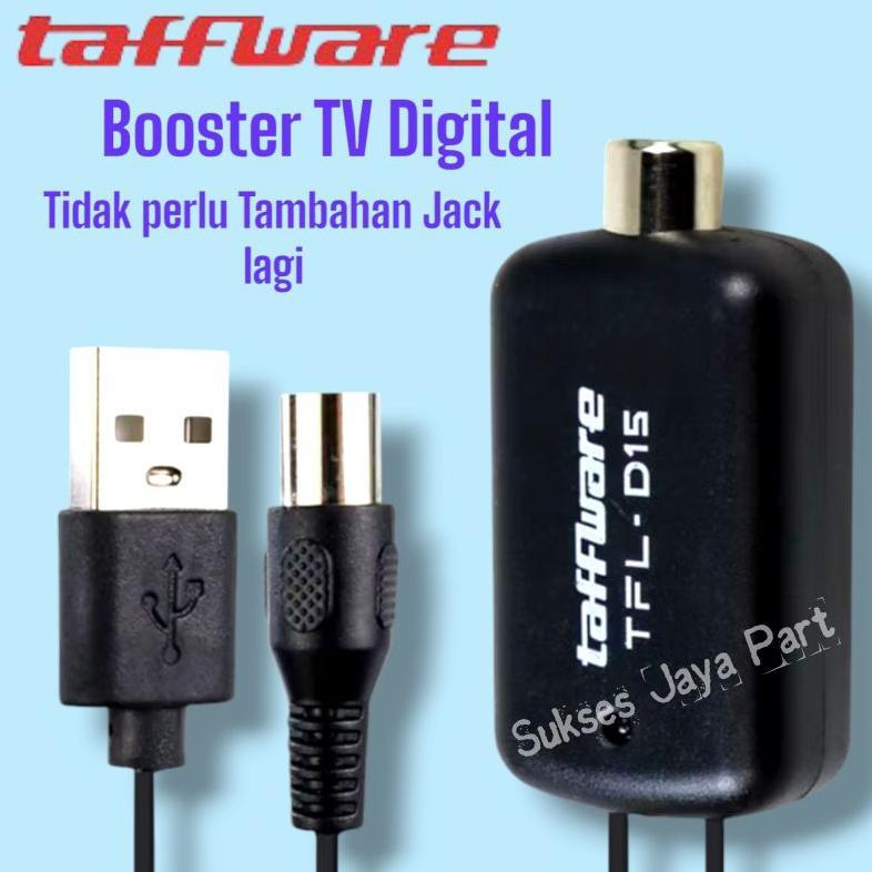 HOT DEALS PENGUAT SINYAL TV DIGITAL BOOSTER TV DIGITAL TAFFWARE ASLI