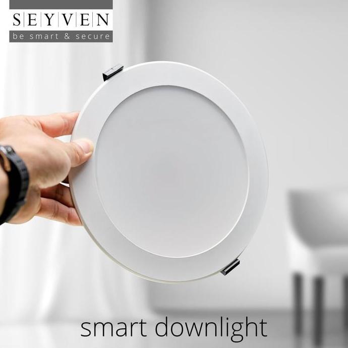 Seyven Smart Downlight Rgb+W 15 W Wifi Smart Downlight Dimming Remote Lampu