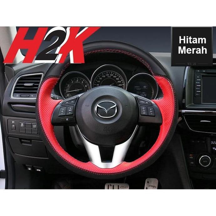 Cover Steer Mazda CX5 - Cover Steering Kulit - Leather - Mazda CX5